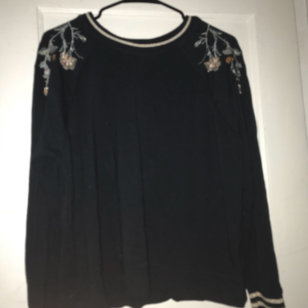 embroidered sweatshirt